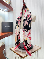 CC Square Scarf 90 CM In Colorful Silk Twill  296708