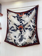 Le Sacre Des Saisons Scarf 140 CM In Colorful Cashmere And Silk 300430
