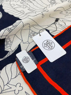 Le Sacre Des Saisons Scarf 140 CM In Colorful Cashmere And Silk 300430