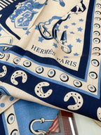 Cheval Punk Bandana Scarf 135 CM In Colorful Cashmere And Silk 304388