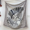 Cheval Punk Bandana Scarf 135 CM In Colorful Cashmere And Silk  304389