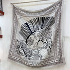 Cheval Punk Bandana Scarf 135 CM In Colorful Cashmere And Silk  304389