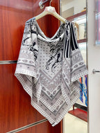 Cheval Punk Bandana Scarf 135 CM In Colorful Cashmere And Silk  304389
