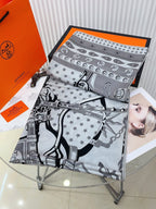Cheval Punk Bandana Scarf 135 CM In Colorful Cashmere And Silk  304389