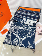 Cheval Punk Bandana Scarf 135 CM In Colorful Cashmere And Silk 304390
