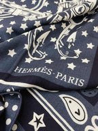 Cheval Punk Bandana Scarf 135 CM In Colorful Cashmere And Silk 304390
