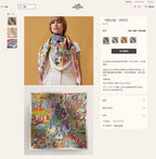 Animapolis Scarf Limited Edition 140 CM In Colorful Cashmere And Silk 306570