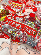Animapolis Scarf 140 CM In Colorful Cashmere And Silk 306573