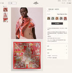 Animapolis Scarf Limited Edition 140 CM In Colorful Cashmere And Silk 306573