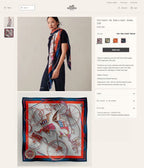 Voitures En Equilibre Scarf 140 CM In Colorful Cashmere And Silk 310320