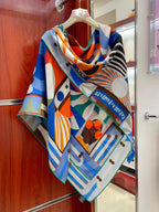 Parade en Fanfare Scarf 140 CM Colorful Cashmere And Silk 325968