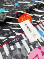 CC Square Scarf 90 CM In Colorful Silk Twill 335850