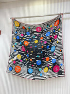 CC Square Scarf 90 CM In Colorful Silk Twill 335850