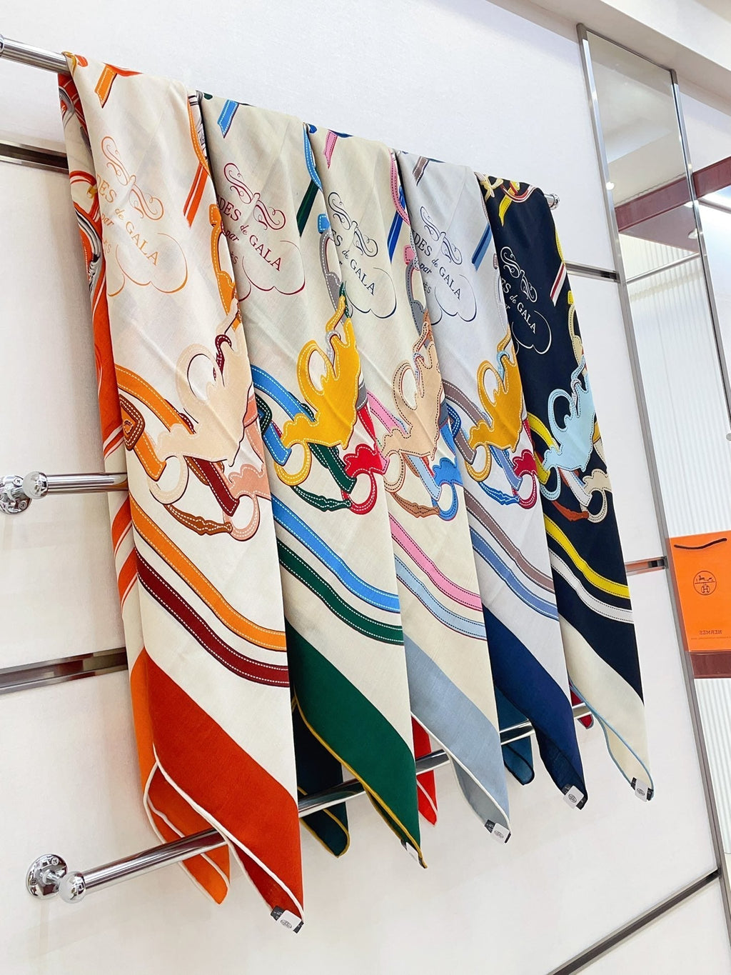Brides De Gala Forever Scarf 140 CM In Colorful Cashmere And Silk 337141