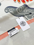 Parade Scarf 140 CM In Colorful Cashmere And Silk  340181
