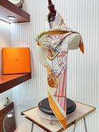 Bagage a Main Scarf 90 CM In Colorful Silk Twill 342849