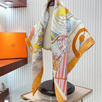 Bagage a Main Scarf 90 CM In Colorful Silk Twill 342849