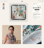 Bagage a Main Scarf 90 CM In Colorful Silk Twill 342851