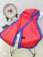CC Scarf 200 CM In Red Mix Blue Silk 357901