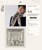 Grand Theatre Nouveau Scarf 135 CM In Black Colorful Cashmere And Silk 362249