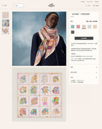Chevaloscope Scarf 140 CM In Pink Colorful Cashmere And Silk 373660