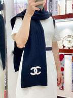 CC Scarf 180 CM In Black Wool 378473