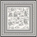 TATOUAGES MARINS BANDANA SHAWL 135 CM COLORFUL 385442