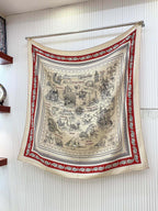 TATOUAGES MARINS BANDANA SHAWL 135 CM COLORFUL 385444