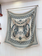 LES ROUES DE PHAETON BANDANA SHAWL 140 CM COLORFUL 385445