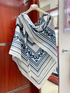 LES ROUES DE PHAETON BANDANA SHAWL 140 CM COLORFUL 385447