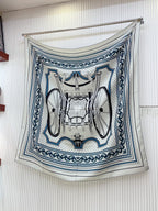 LES ROUES DE PHAETON BANDANA SHAWL 140 CM COLORFUL 385447