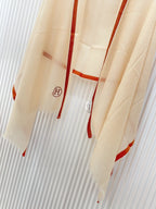 SCARF 180 CM IN BEIGE BISQUE CASHMERE 388145