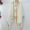 SCARF 180 CM IN WHITE CASHMERE 388147