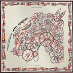 SCARF 140 CM COLORFUL 390956