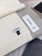CC Scarf 190 CM In White Cashmere 393183