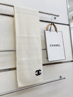 CC Scarf 190 CM In White Cashmere 393183