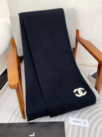 CC Scarf 190 CM In Black Cashmere 393184