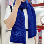 CC Scarf 180 CM In Blue Cashmere 394593