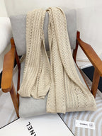 CC Scarf 190 CM In Beige Cashmere 396246