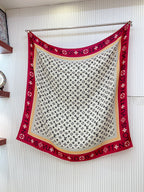 MONOGRAM INFINITY 135 CM SQUARE SILK SCARF COLORFUL 398265