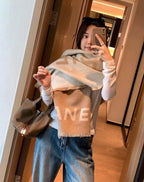 CC Scarf 200 CM In Beige Mix Brown Cashmere 402091