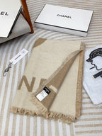 CC Scarf 200 CM In Beige Mix Brown Cashmere 402091