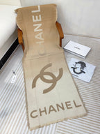 CC Scarf 200 CM In Beige Mix Brown Cashmere 402091