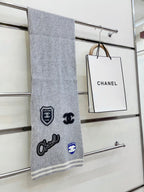 CC Scarf 180 CM In Grey Cashmere 405082