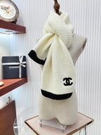 CC Scarf 200 CM In White Cashmere 410212