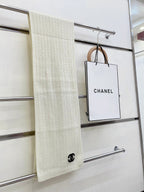 CC Scarf 180 CM In White Wool 413760
