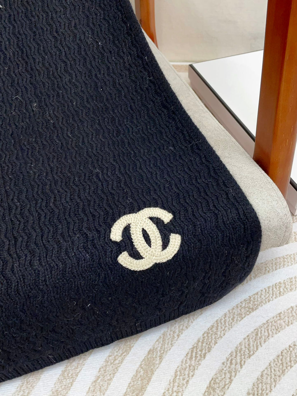 CC Scarf 180 CM In Black Wool 413761