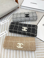 CC Scarf 180 CM In Grey With Black Stripes Cashmere 415180