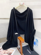 CC Scarf 190 CM In Black Cashmere 419816