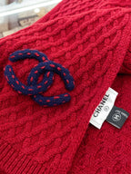CC Scarf 170 CM In Red Cashmere 421411